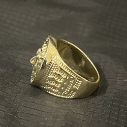 Ring - Big Beautiful 18K Gold Plated Man’s Band. 