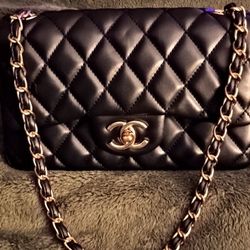 Chanel Classic Single Flap Quilted Caviar Mini Bag