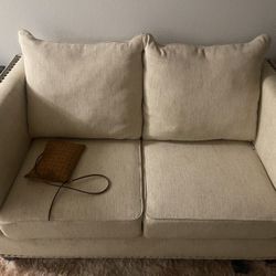 Tan Loveseat 