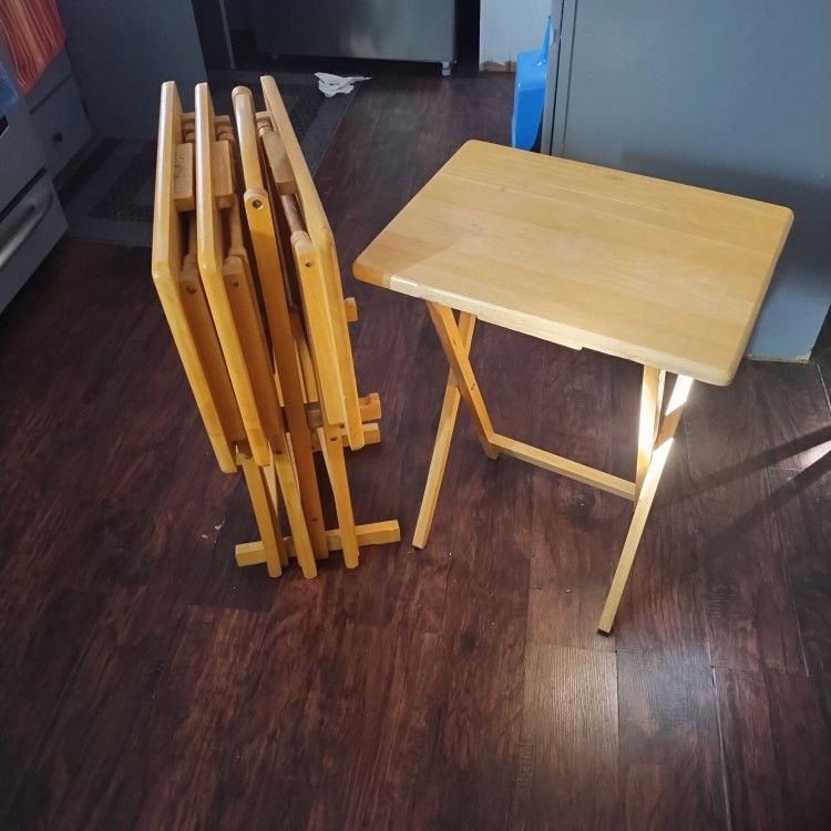 wood TV trays