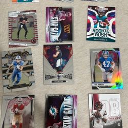 Lot Of 168 NFL ROOKIE Cards