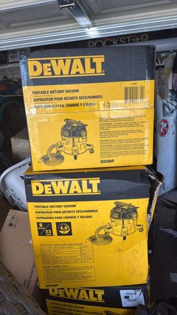New Dewalt vacuum