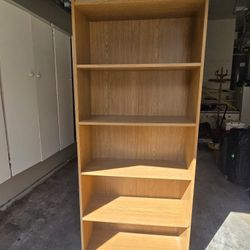 Tan Shelving Unit - Tall