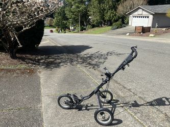 Folding Lightweight Sun Mountain Speed Cart Kart 3 Wheel Golf Kart Cart Golfing in Good Condition 