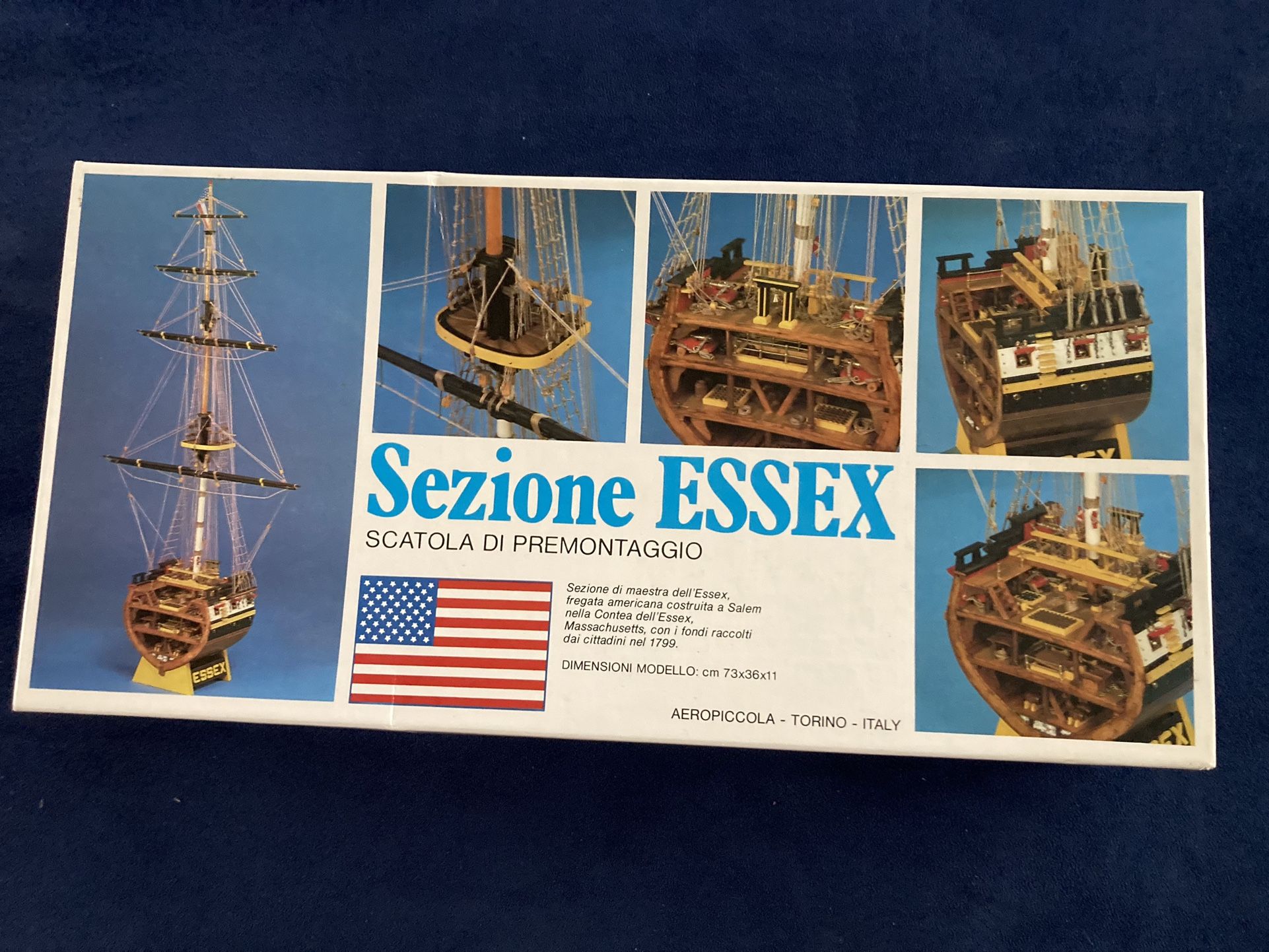 Sezione Essex wooden model assembly kit