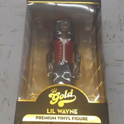 Funko Pop Gold Lil Wayne Brand New Unopened Box
