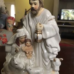 Joseph, Mary & Baby Jesus Statue