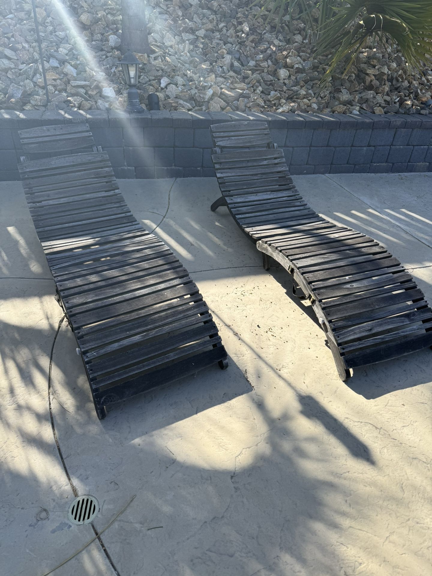 Decorative Yard Lounge chairs (2)