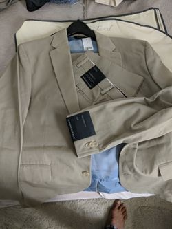 Brand New Banana Republic Khaki Suit