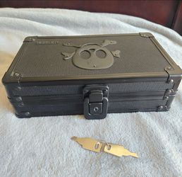 Vaultz Locking Skull Storage Case Pencil Box