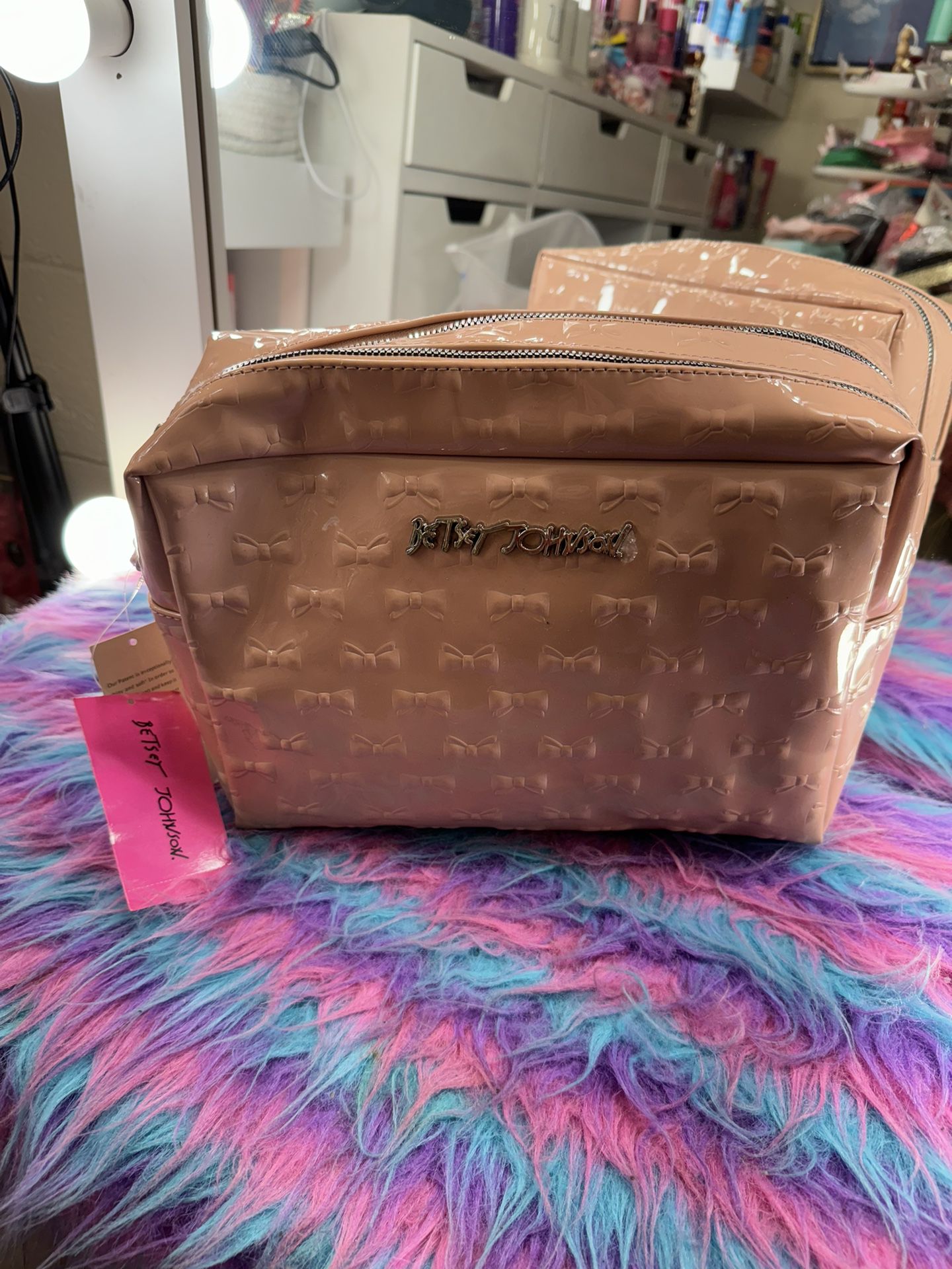Betsey Johnson Pink Blush Bag / Big Size / Brand New/ With Tag 🏷️ 