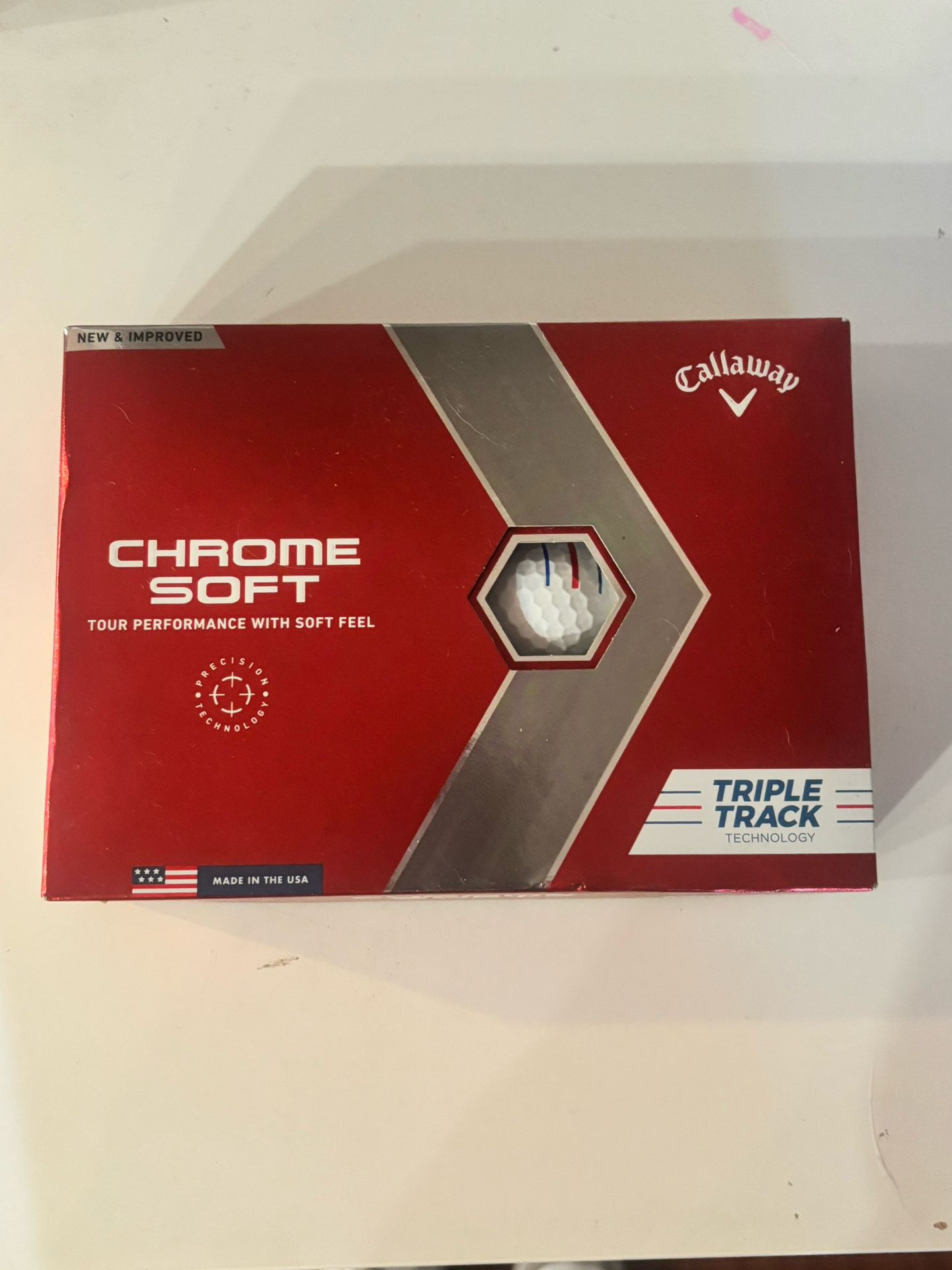 Chrome Soft Triple Track golf balls callaway
