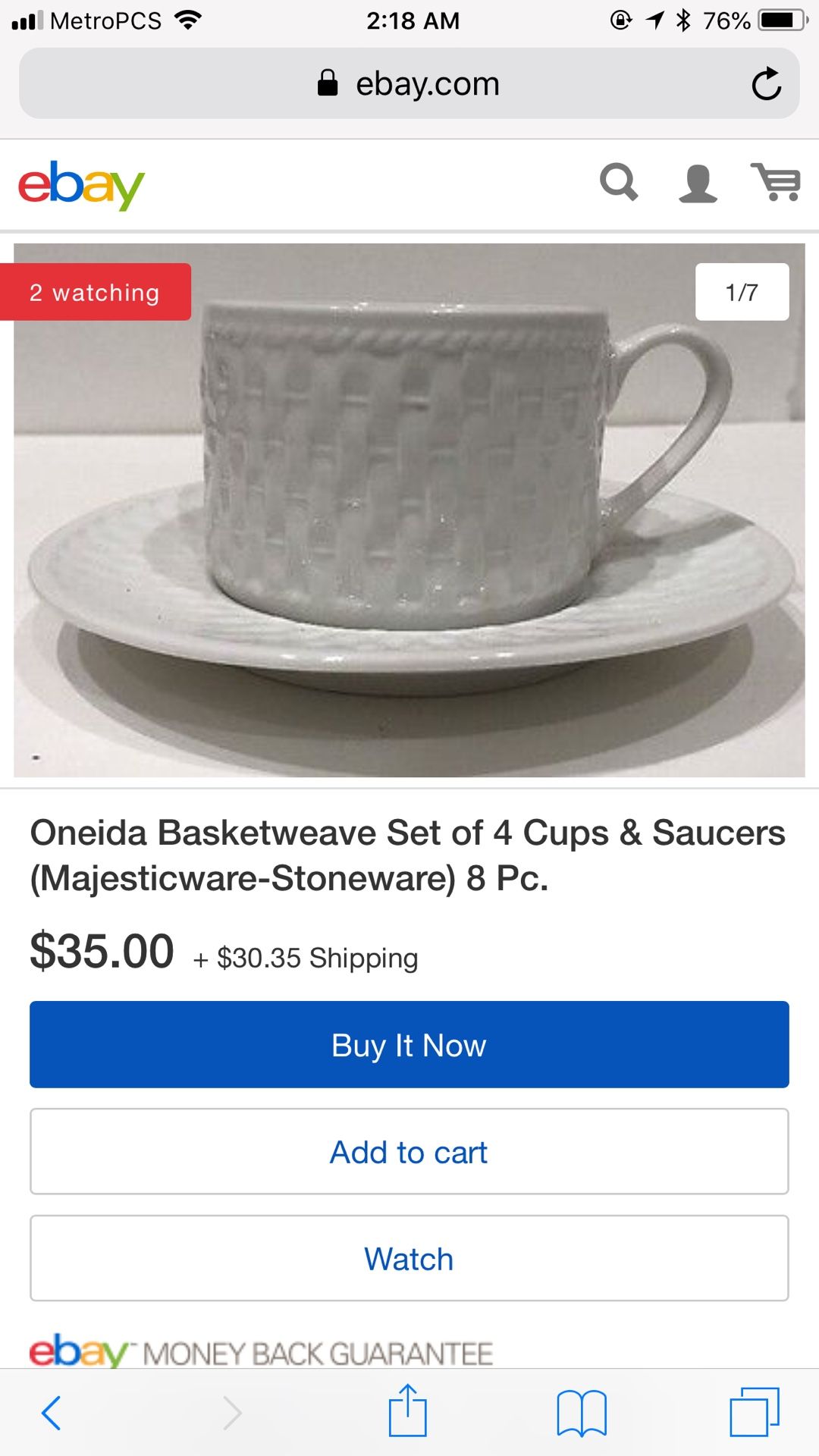 Majestic by ONEIDA basketweave dinnerware set of 19 for Sale in