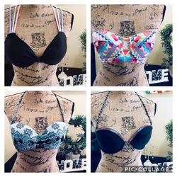 Lot 4 Bikini Tops Size Small