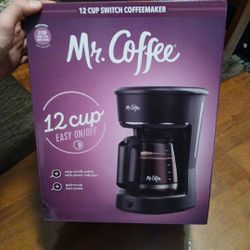 Mr. Coffee 12-cup Switch Coffemaker (Never Opened!)