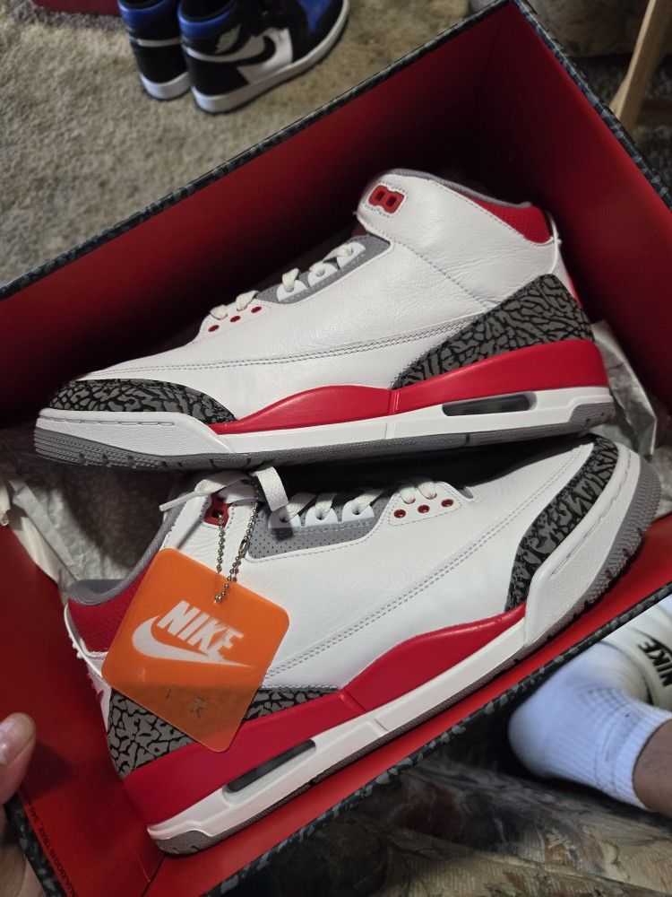 Jordan 3 'Fire Red