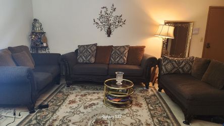 Sectional Sofa Set Elegant 3‐Piece (Excellent Condition / Moving) - $995 (Mount Lebanon)