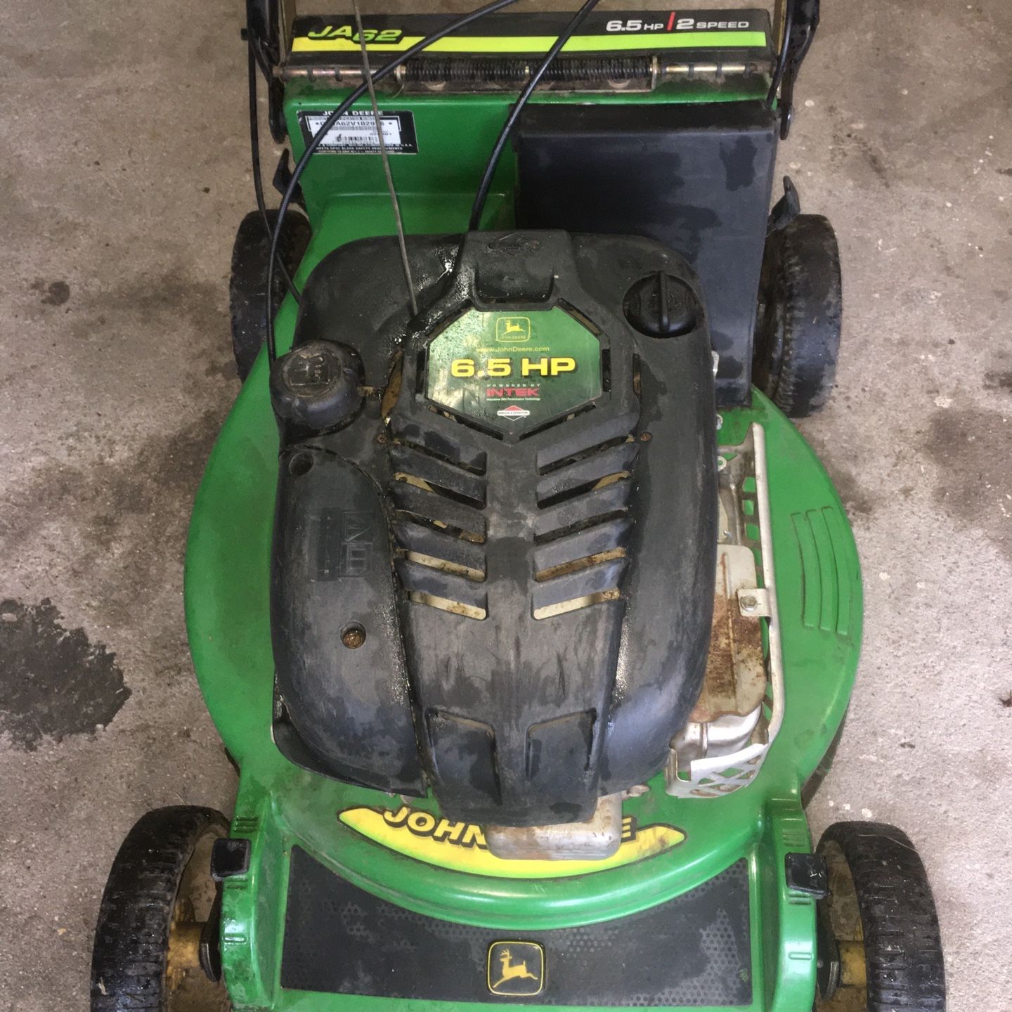 John deere ja62 self propelled mower online