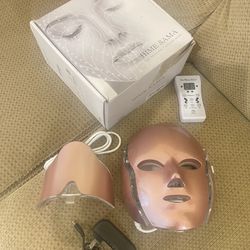 Hime Sama Rejuvenation Skincare 7 Color LED Light Therapy Mask For Face And  Neck