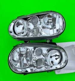 99-06 Volkswagen Golf | 99-02 Volkswagen Cabrio Headlights Faros Calaveras Micas Luces Lamps