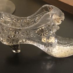 Antique Glass Slippers 