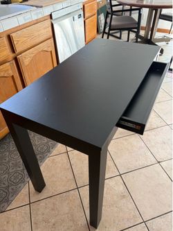 Black Desk / Computer Desk with Drawer