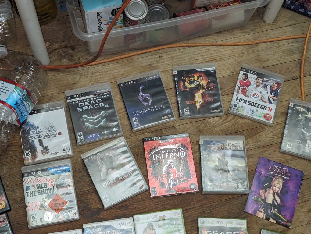 PS3 Games All For 80