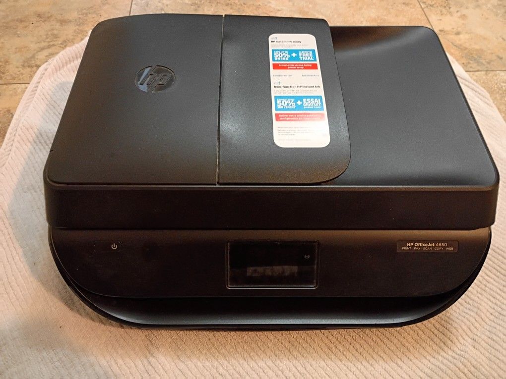 OfficeJet 4650 Inkjet With Scanner Auto feeder - $20 OBO