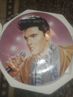 Elvis Presley GOLDEN BOY limited Collectors plate