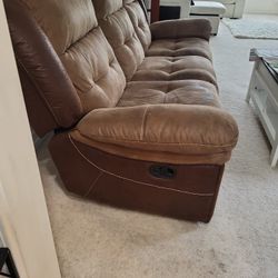 Recliner Couches Both For Sale