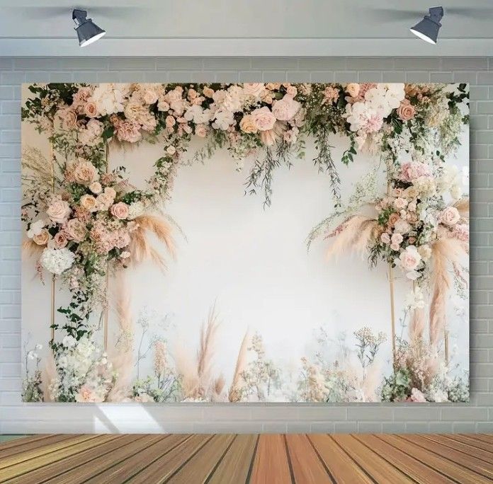 Romantic and elegant huge Boho style Wedding Backdrop