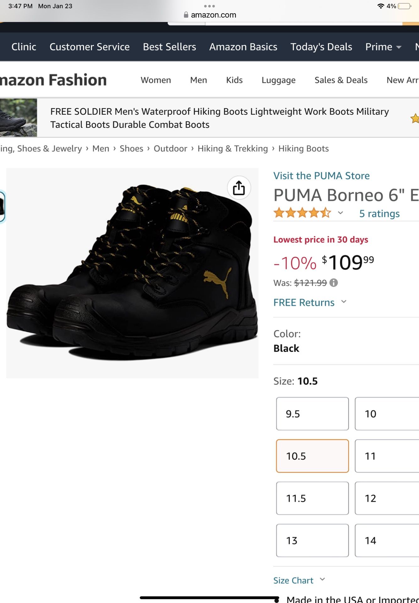 Men’s Puma Borneo 6