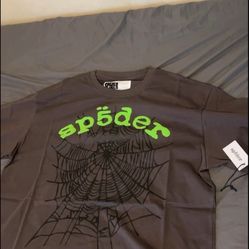 Grey/green Sp5der Shirt