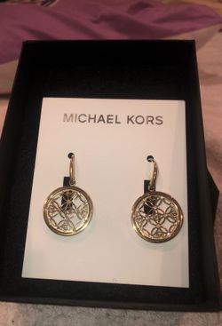 Heritage monogram Michael Kors earrings