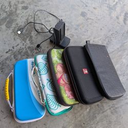 Nintendo Switch Joycon Charger and Cases
