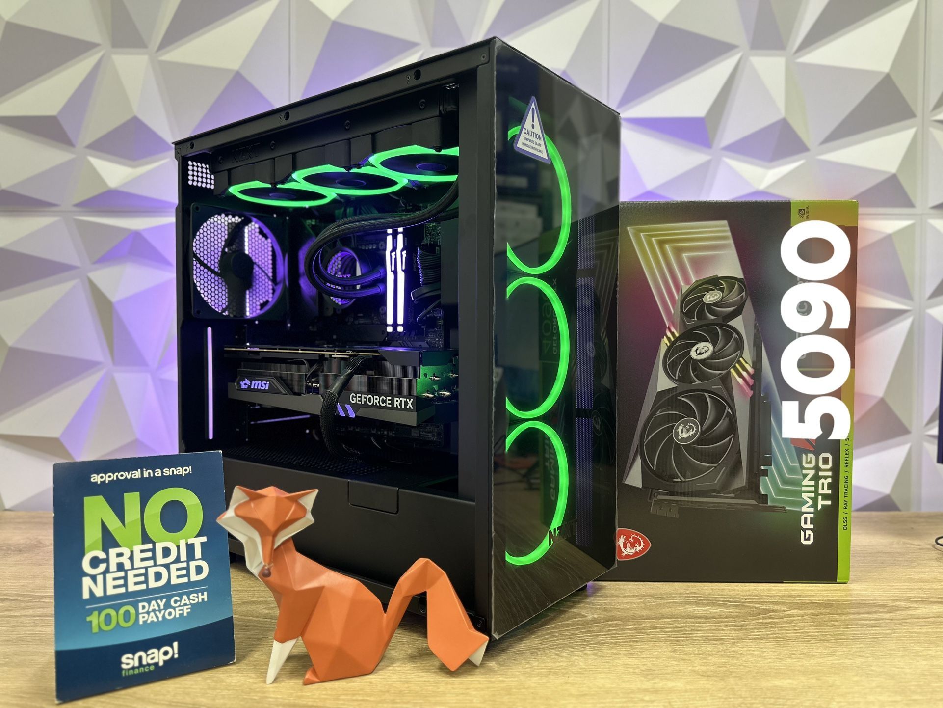 🦊 FOX 115 🦊 CUSTOM GAMING PC - INTEL I9-14900KF | NVIDIA RTX 5090 | 64 GB DDR5 RAM | 2 TB NVME SSD | WIN 11
