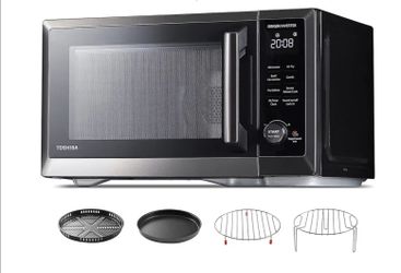 TOSHIBA Countertop Microwave Oven Air Fryer Combo, Inverter, Convection and more, 1.0 cu.ft/30QT, 1000W