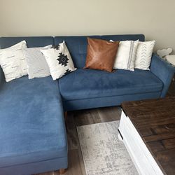 Blue Sectional For Sale 