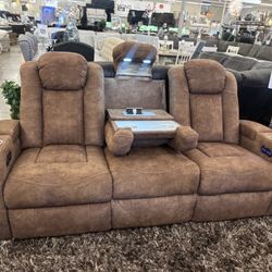 Power Recliner Sofa And Loveseat 