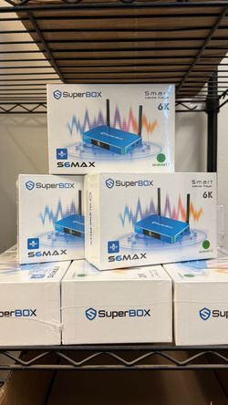 SuperBox S6 Max Android TV Box 6K Streaming Media Player Voice Remote Smart TV Upgrade