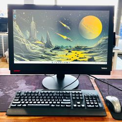 Lenovo ThinkCentre M910z -ALL IN ONE PC TouchScreen i5-7500 3.41Ghz 16GB RAM 500GB Windows 11 Pro