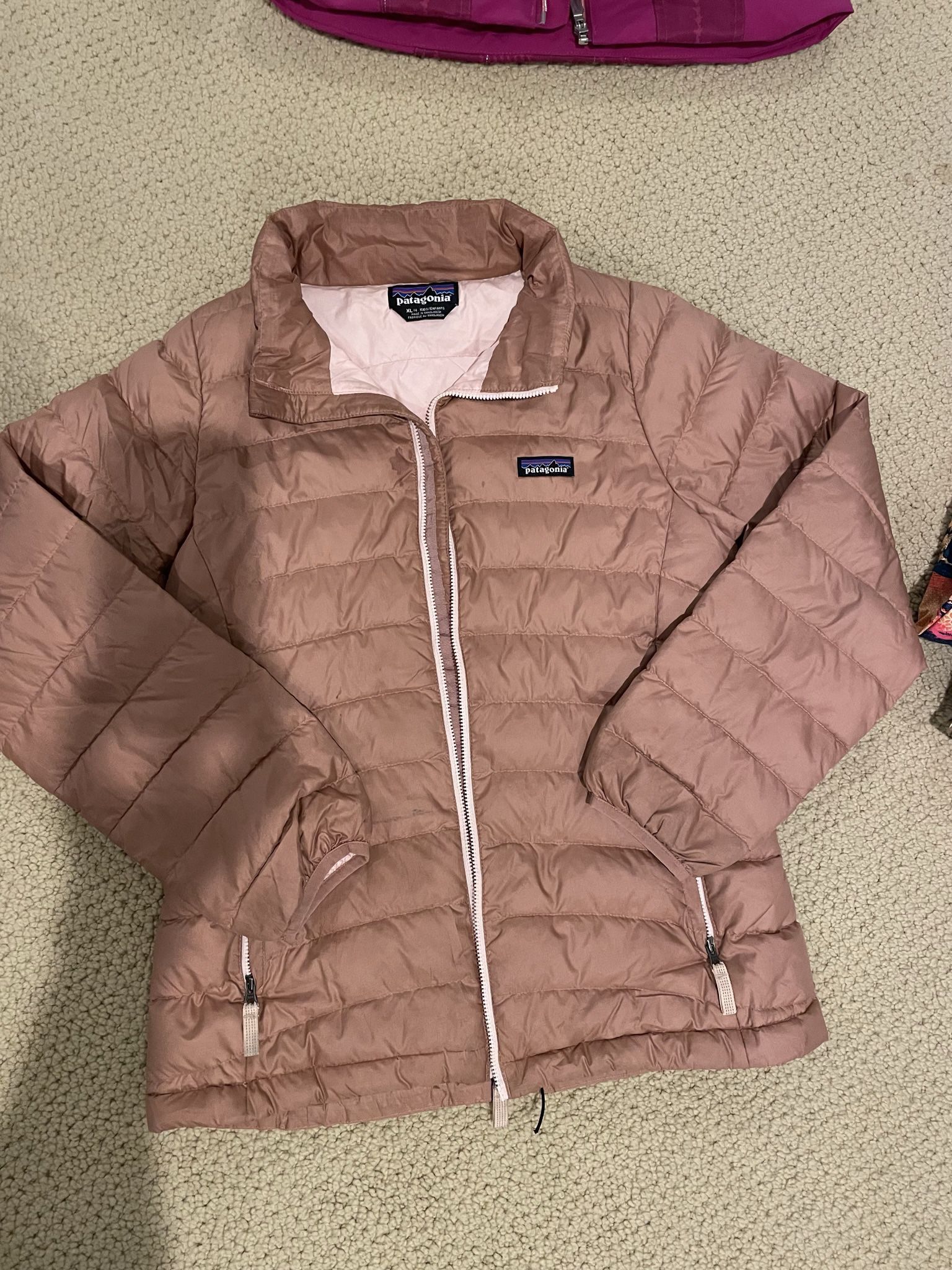 Patagonia Girls Puffer Jacket Size 14