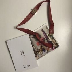 NEW DIOR studded star charm wrap bracelet ribbon New Guaranteed Authentic