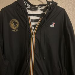 Versace x K-Way collab reversible Jacket