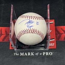 Zac Veen Colorado Rockies Autographed Baseball