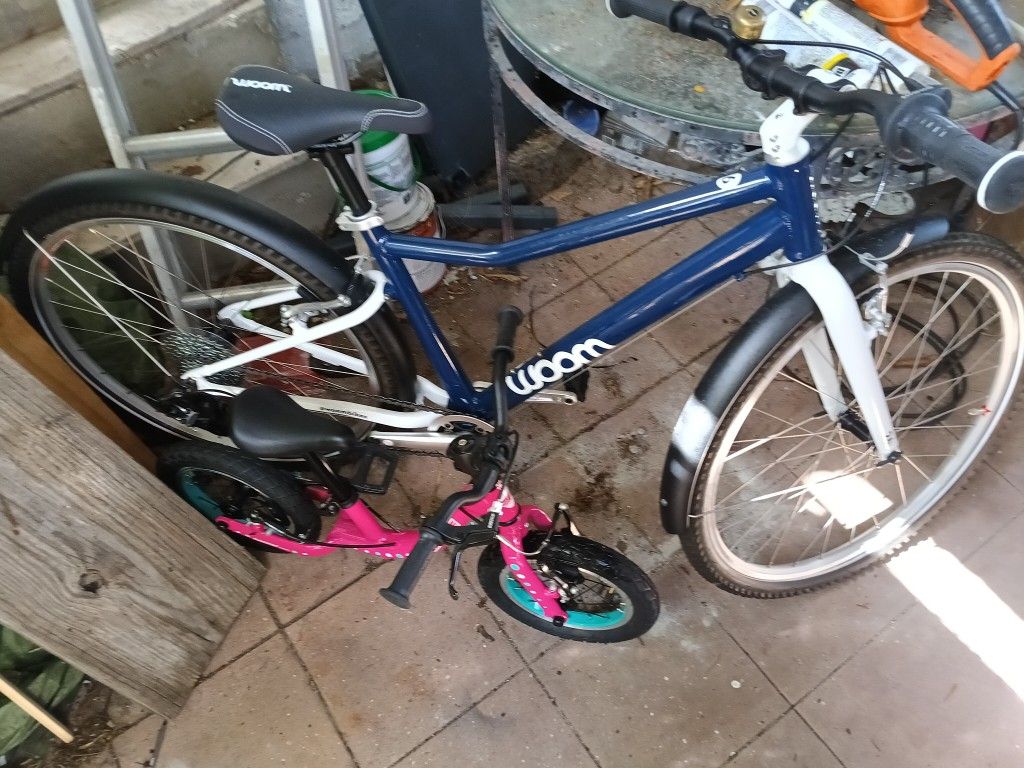 3 Bikes For Sale 1 Adult And 2 Kids Bikes New Condition