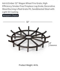 Fire Pit Grate With Poker Brand New In Box!