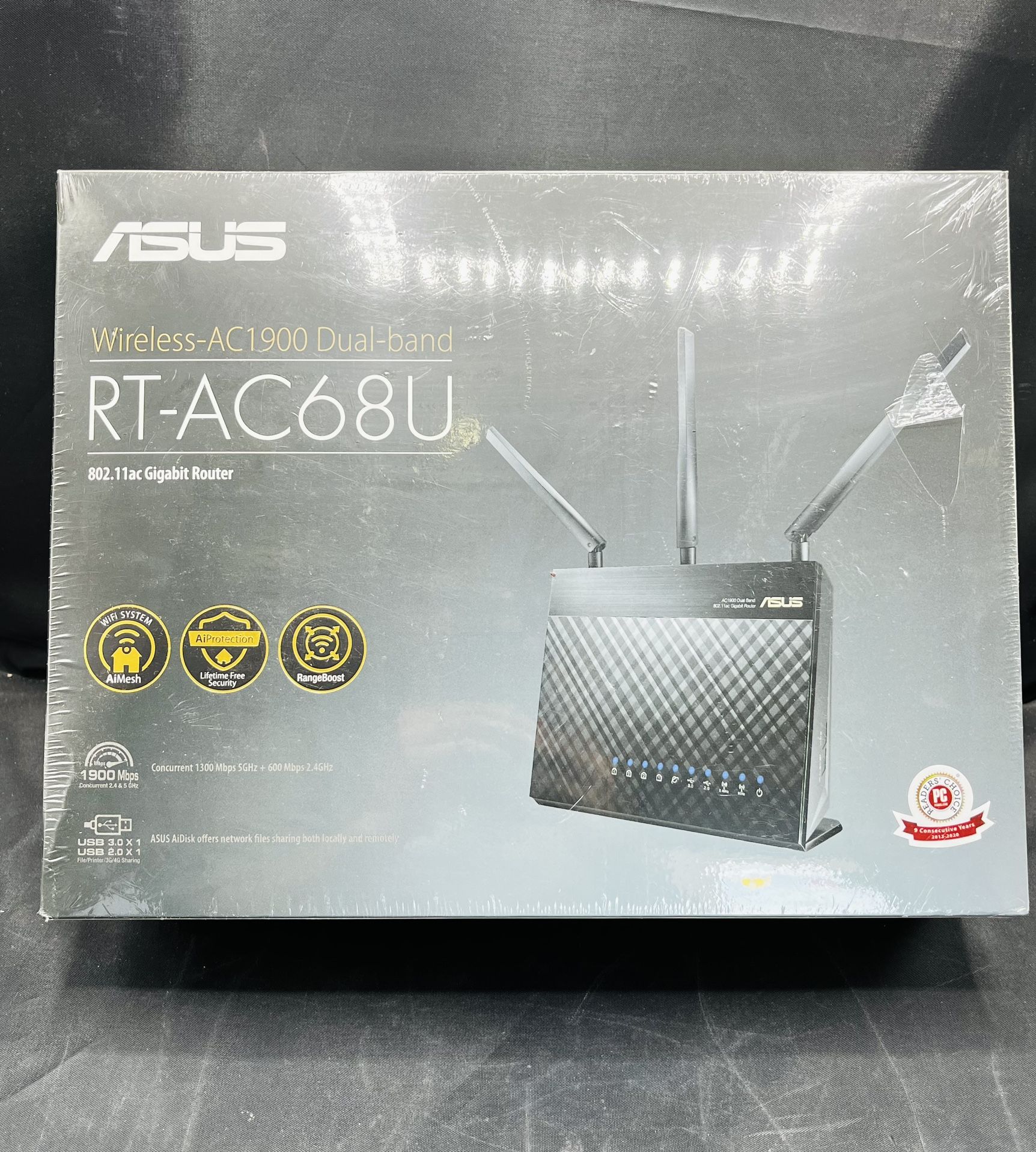 ASUS AC1900 WiFi Router (RT-AC68U) - Dual Band Gigabit Wireless Internet Route*1