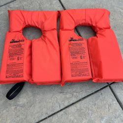 2 Adult Life Vests And XL Dog Vest