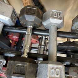 10lb Dumbbell Set. 10 Pounds
